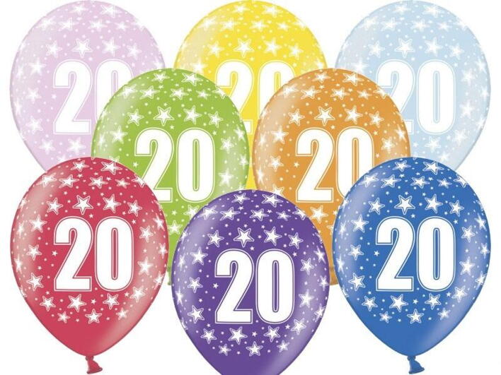 Ballonner 20 Års Fødselsdag