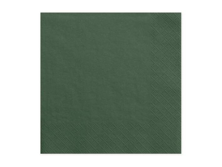 Grønne servietter 33 cm