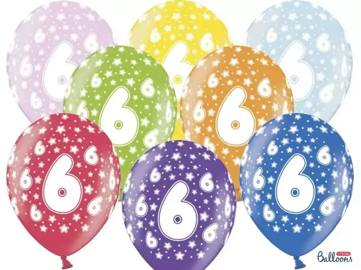 6 års fødselsdagsballon