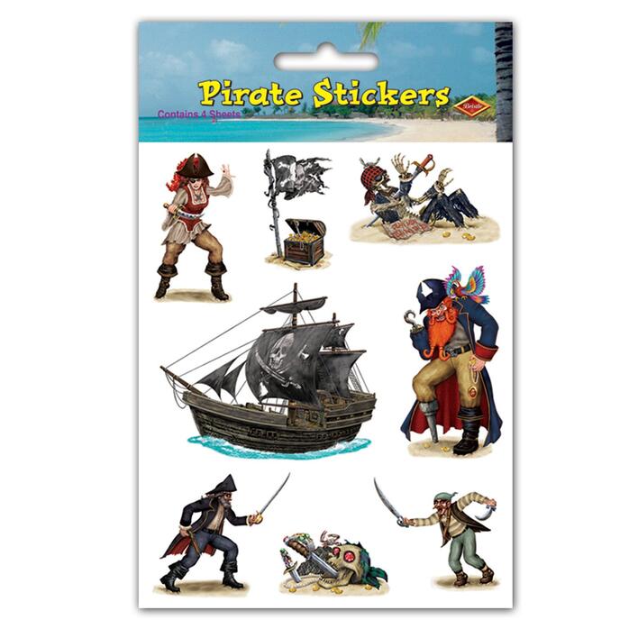 Pirat klistermærke