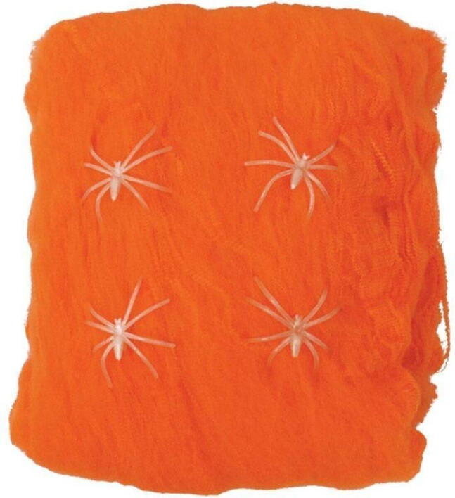 Orange spindelvæv 60 gr.