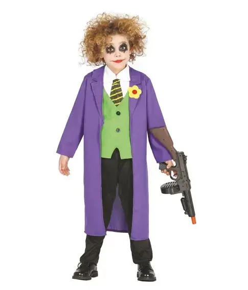 Den skøre Joker Børne kostume