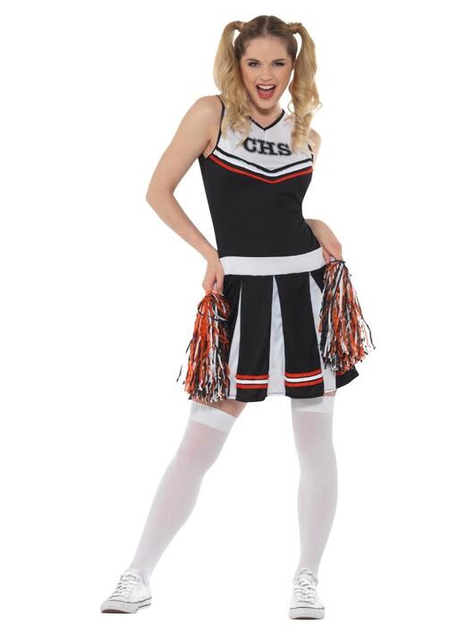 Cheerleader Kjole sort