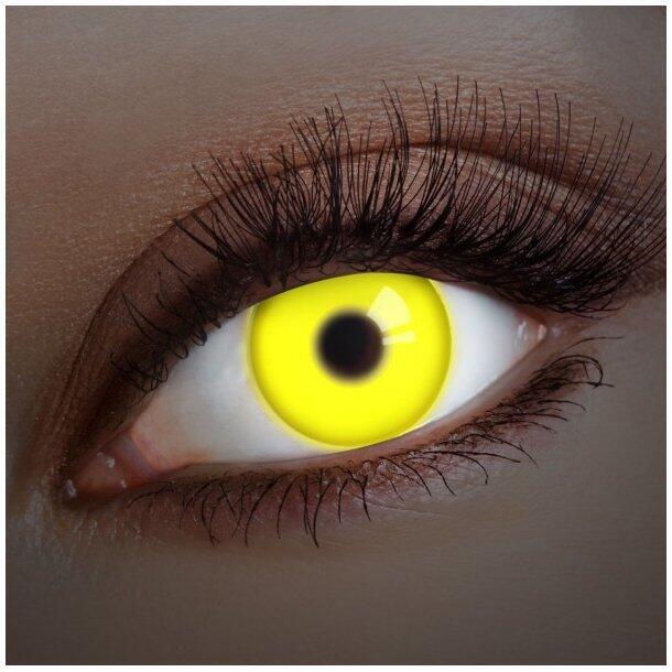 Kontaktlinser UV - Yellow shock