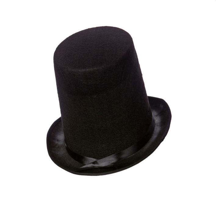 Høj sort hat Deluxe