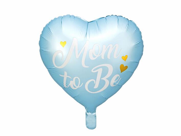 Mom to Be Ballon - Lyseblå