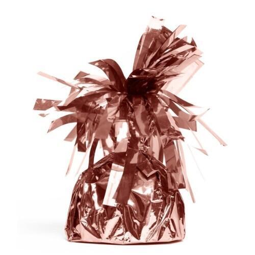 Ballonvægt i rosegold folie