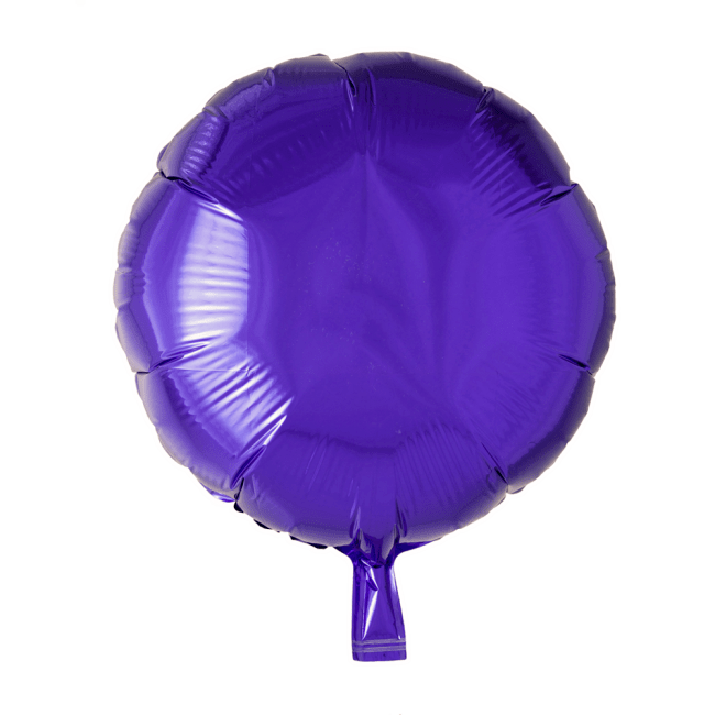 Folieballon Rund LILLA 46 cm