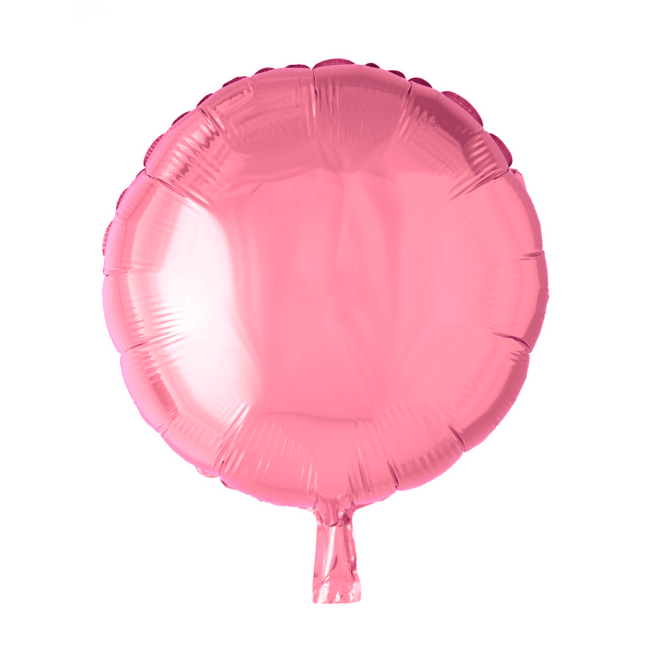 Folieballon Rund PINK 46 cm