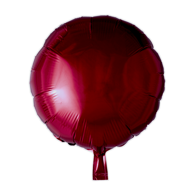 Folieballon Rund BORDEAUX 46 cm