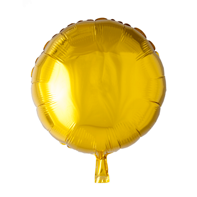 Folieballon Rund GULD 46 cm