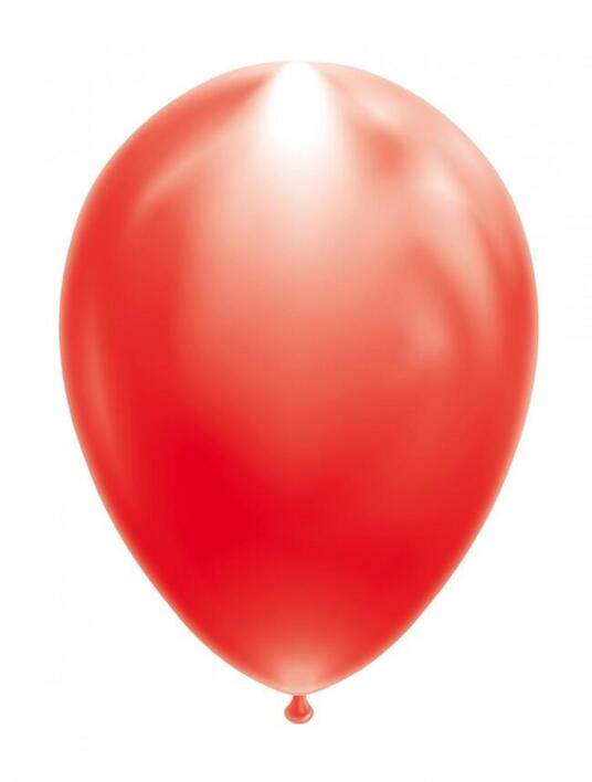Balloner med LED Lys i Rød