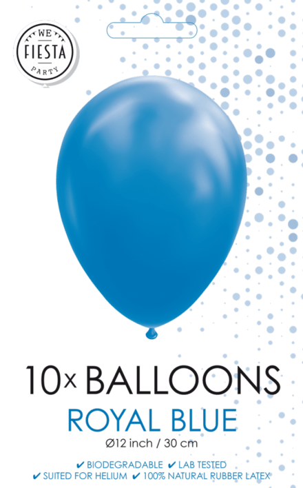 Balloner i Royal Blå 10 stk