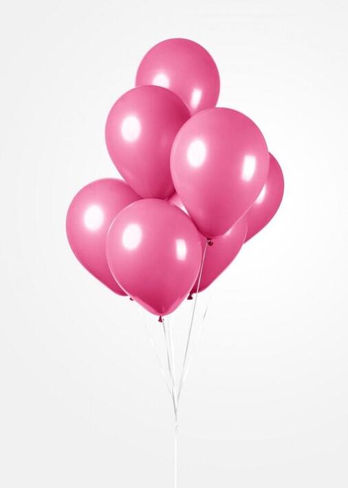 Balloner i Hot Pink 10 stk