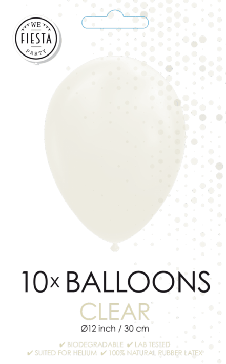 Balloner i Gennemsigtig 10 stk