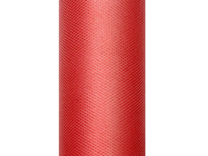 Rød Tyl 15x900 cm