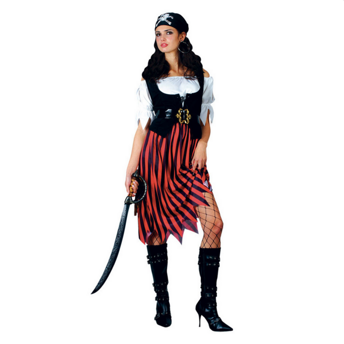 Piraten Anne kvinde kostume