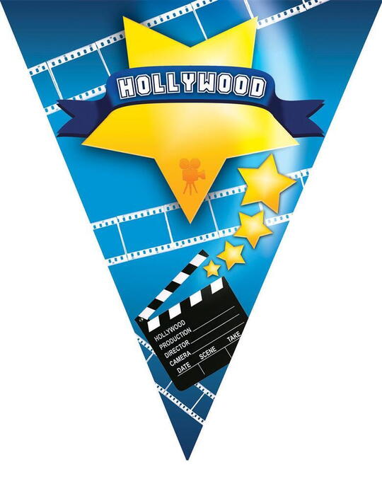 Hollywood flagbanner 5 meter
