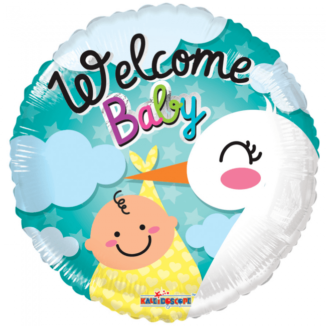 Welcome baby folieballon