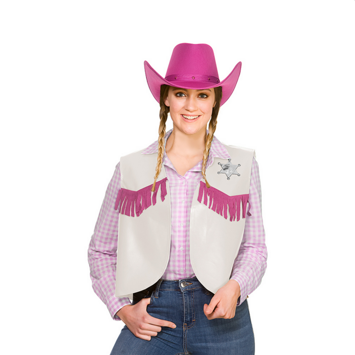 Cowboy vest PINK