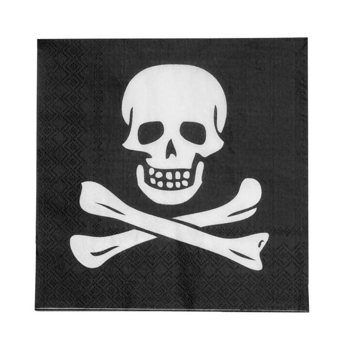 Klassisk Pirat servietter 20 stk