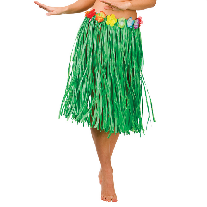 Hawaii skørt i Grøn, 60 cm