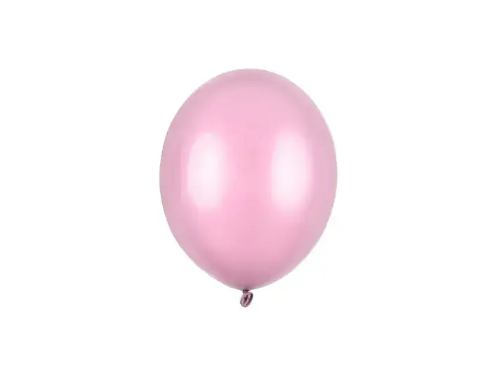 Lyserøde balloner mini 12 cm 100 stk