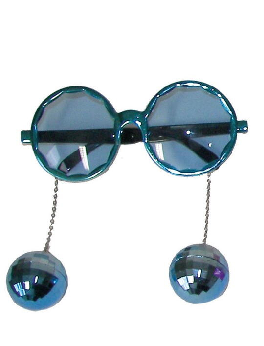 Briller med discokugler