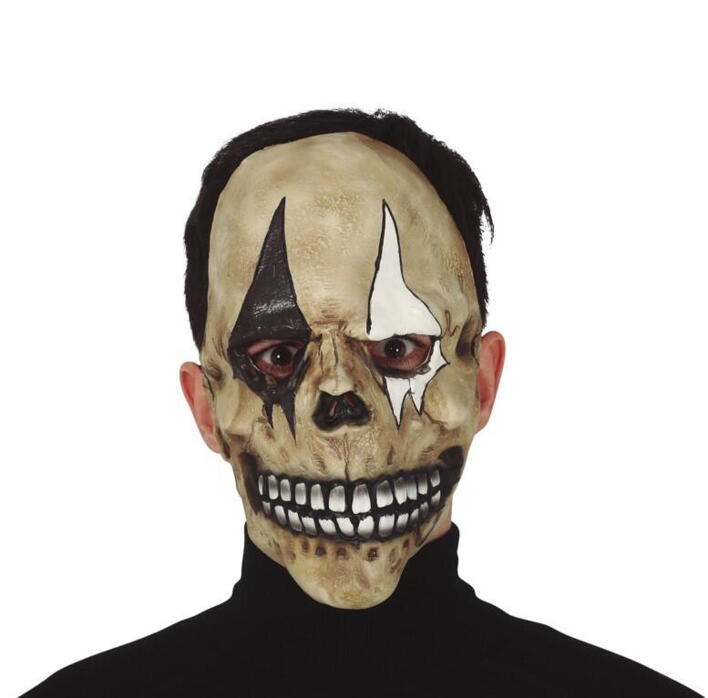 Skelet klovne maske