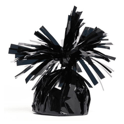 Ballonvægt i sort folie