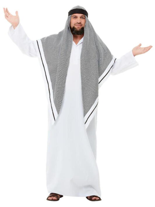 Araber Sheik i hvid LUX