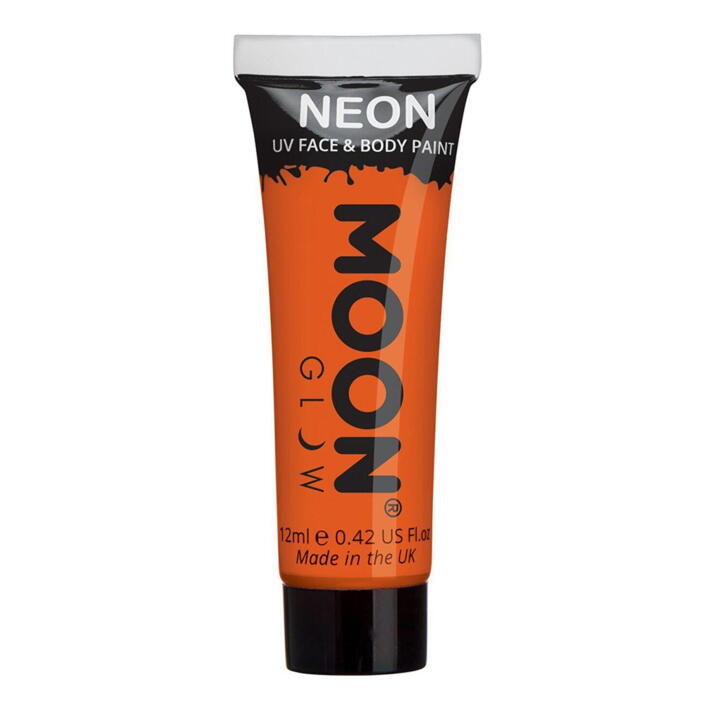 Neon UV face/body paint - Intense Orange