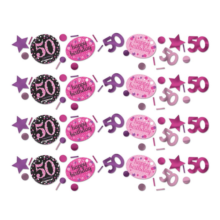 Konfetti 50 Sparkling pink