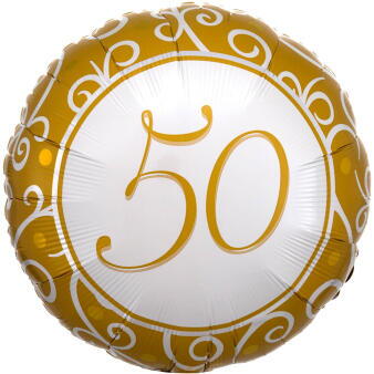 folieballon, 50 guld