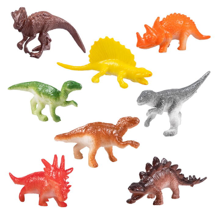 Dinosaur legefigurer 8 stk