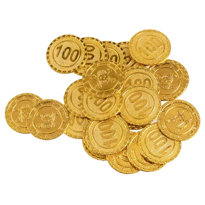 Pirat mønter, 24 styks