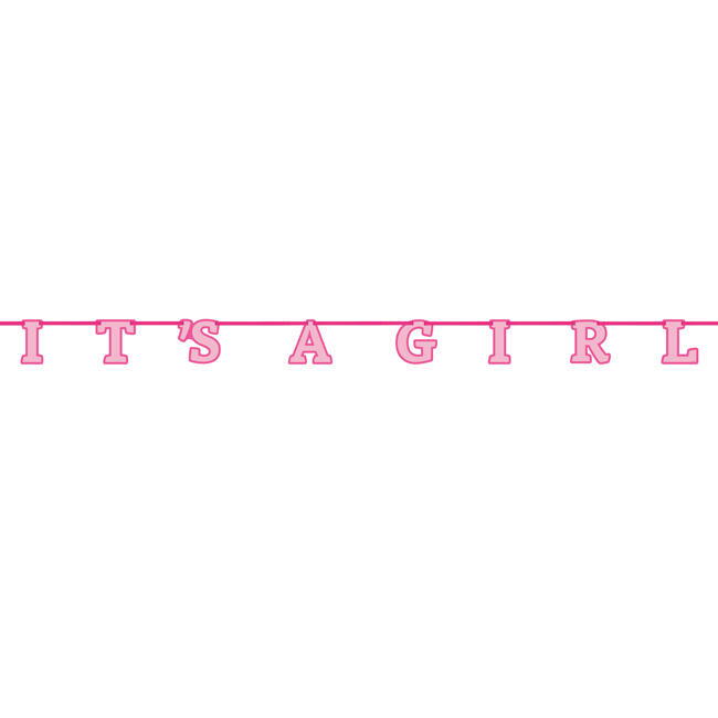 IT'S A GIRL banner 1,22 m