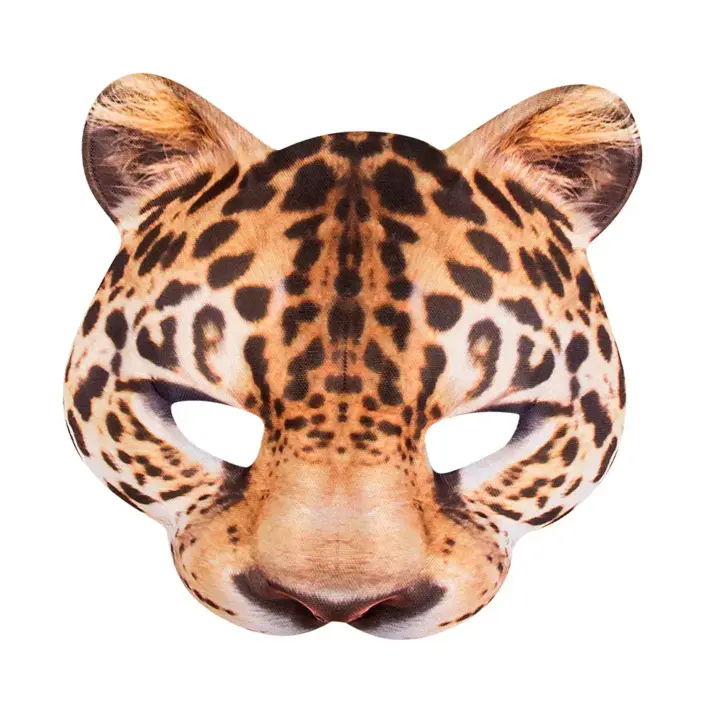 Leopard halv maske