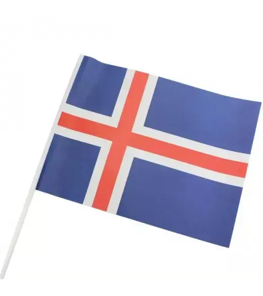 Islandsk Papirflag 25 stk
