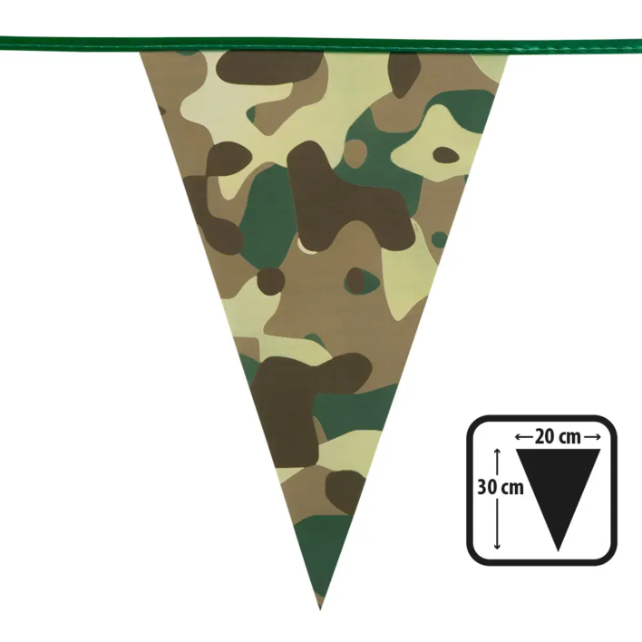 Camouflage flagbanner