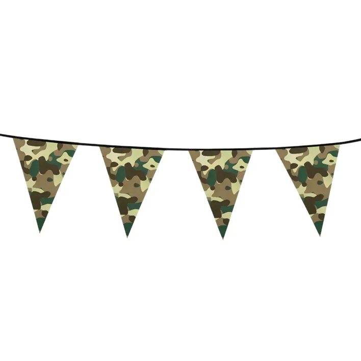 Camouflage flagbanner