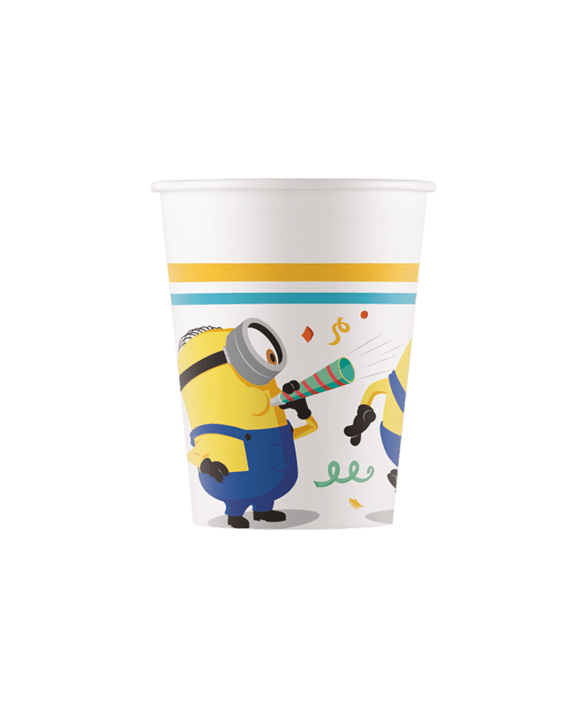 Minions papkoppper 8 stk