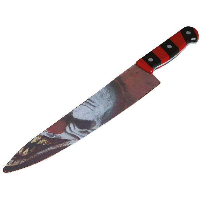 Klovne kniv til halloween - 37cm