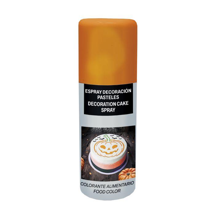 Halloween kagepynt spray - orange - 100ml