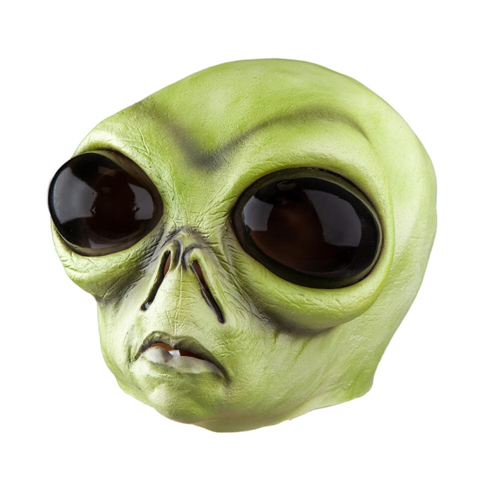 Alien maske med plastøjne