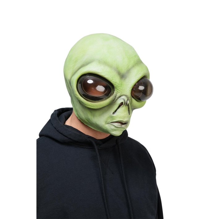Alien maske med plastøjne