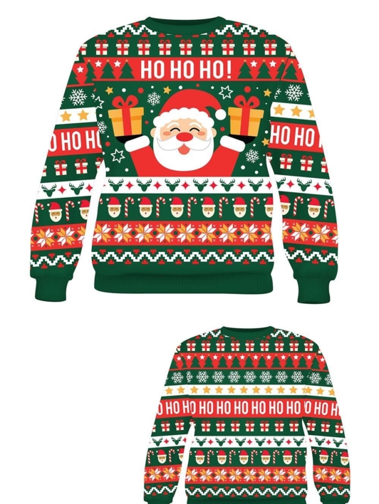 "HO HO HO" Julesweater til mænd