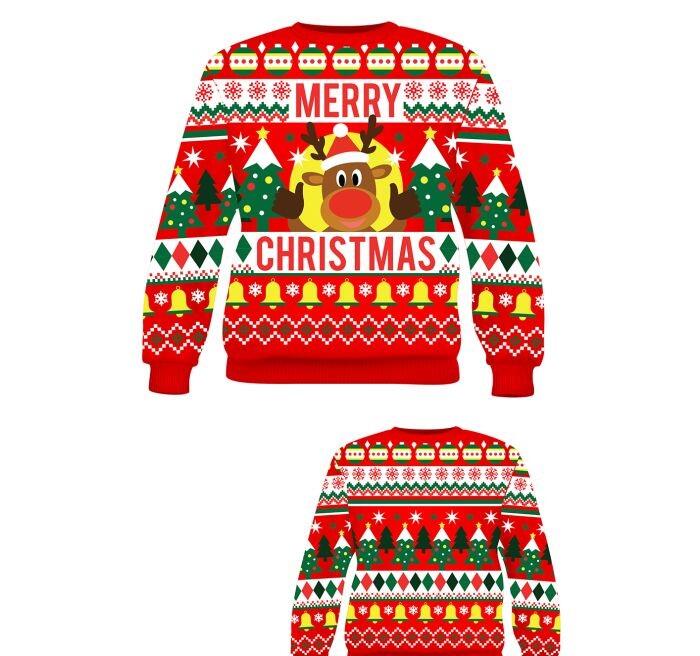 Merry christmas julesweater til mænd