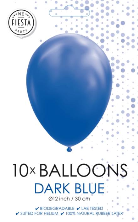 Ballon ø 30 cm - Mørk blå