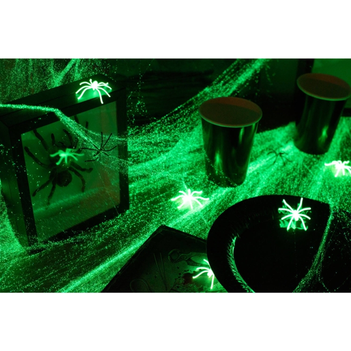 Glow-in-the-dark edderkoppespind
